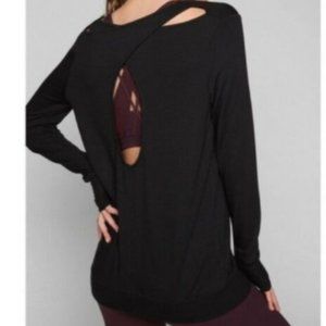 WOMEN'S ATHLETA COASTER GO TO OPEN BACK SWEATSHIRT, SIZE XS